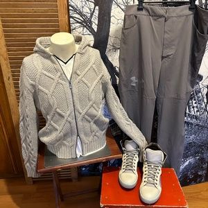 Zegna Sport Wool Knit Sweater/Jacket